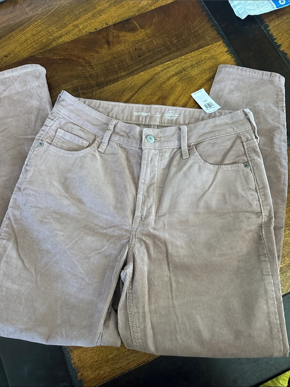 Old Navy super skinny cord pants size 6P NWTs